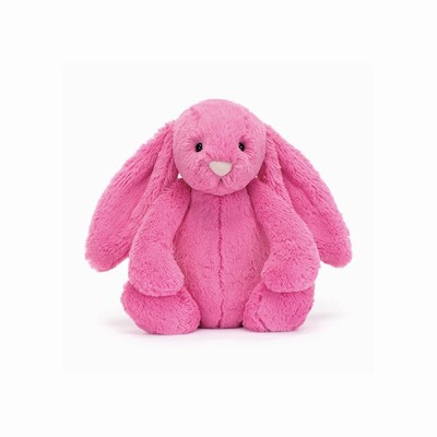 Jellycat Bashful Hot Pink Bunnies UK | 83125VYOP